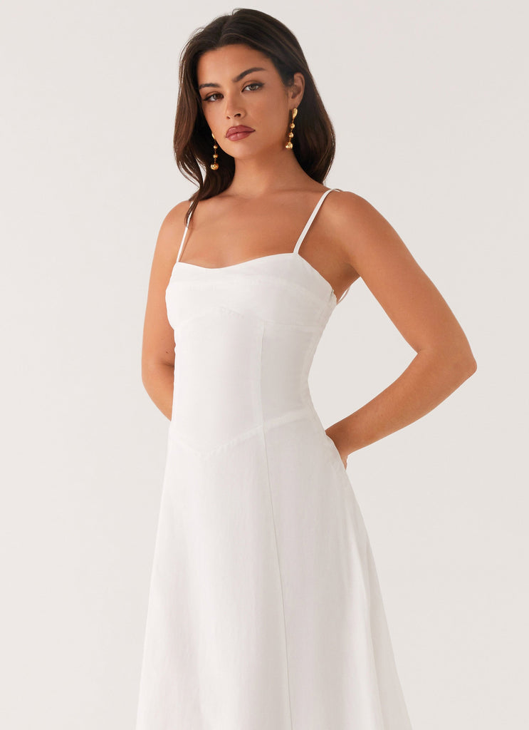 Noosa Midi Dress - White