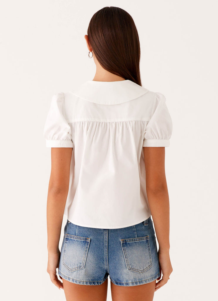 Nostalgia Babydoll Shirt - White