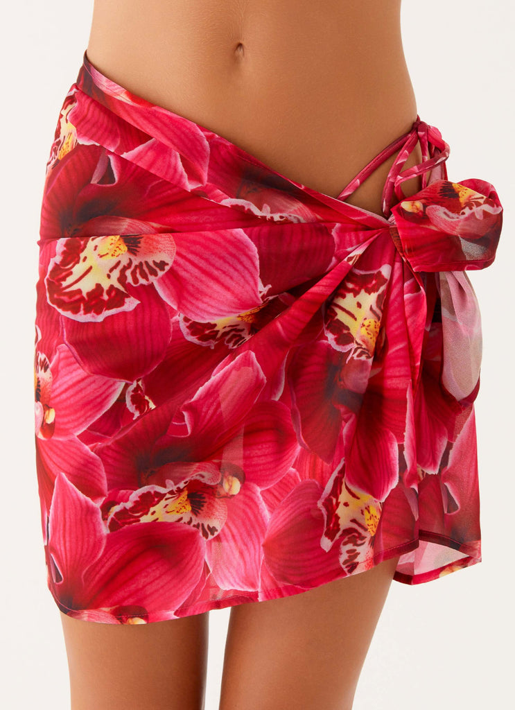 Ocean Is Calling Mini Sarong - Orchid Pink