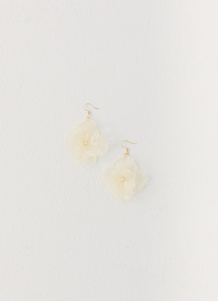 Onda Rosa Earrings - Ivory