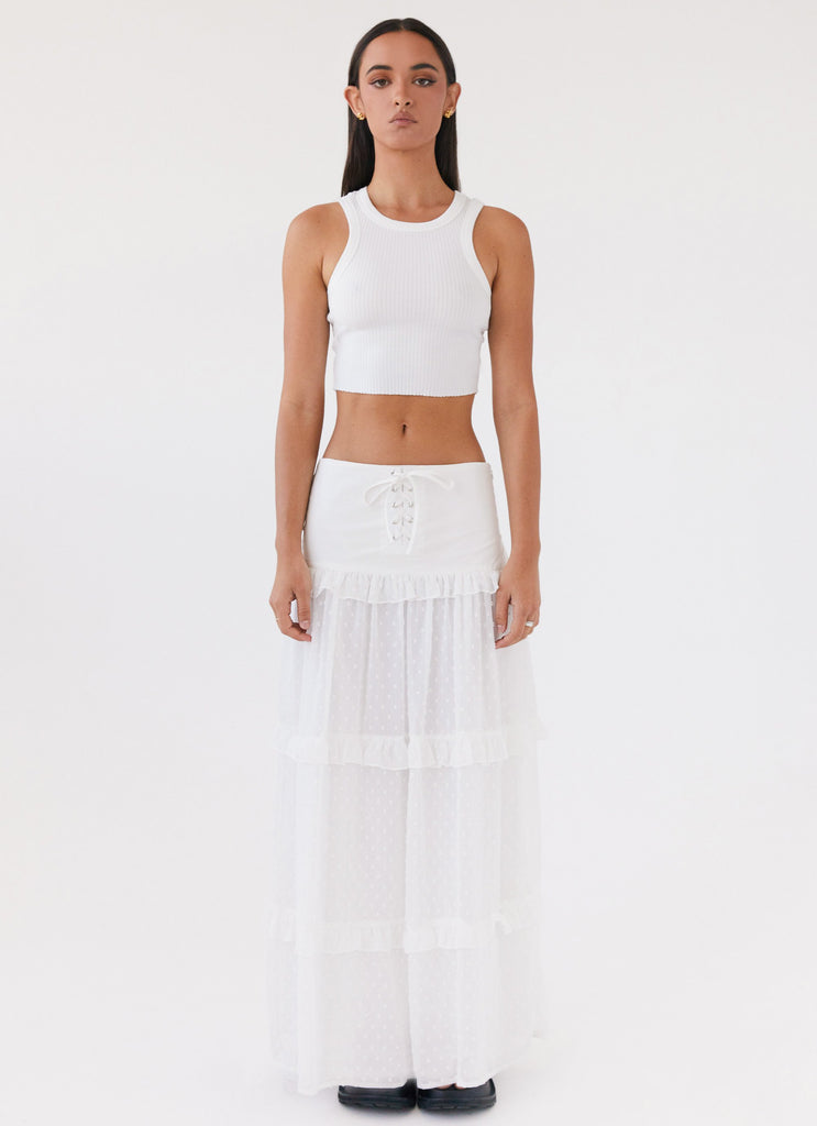 Esmeralda Maxi Skirt - White