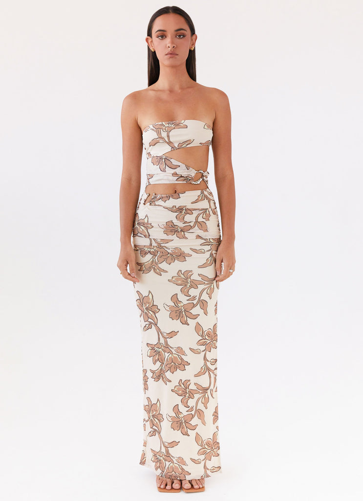 Into Pieces Mesh Maxi Dress - Hazel Bloom