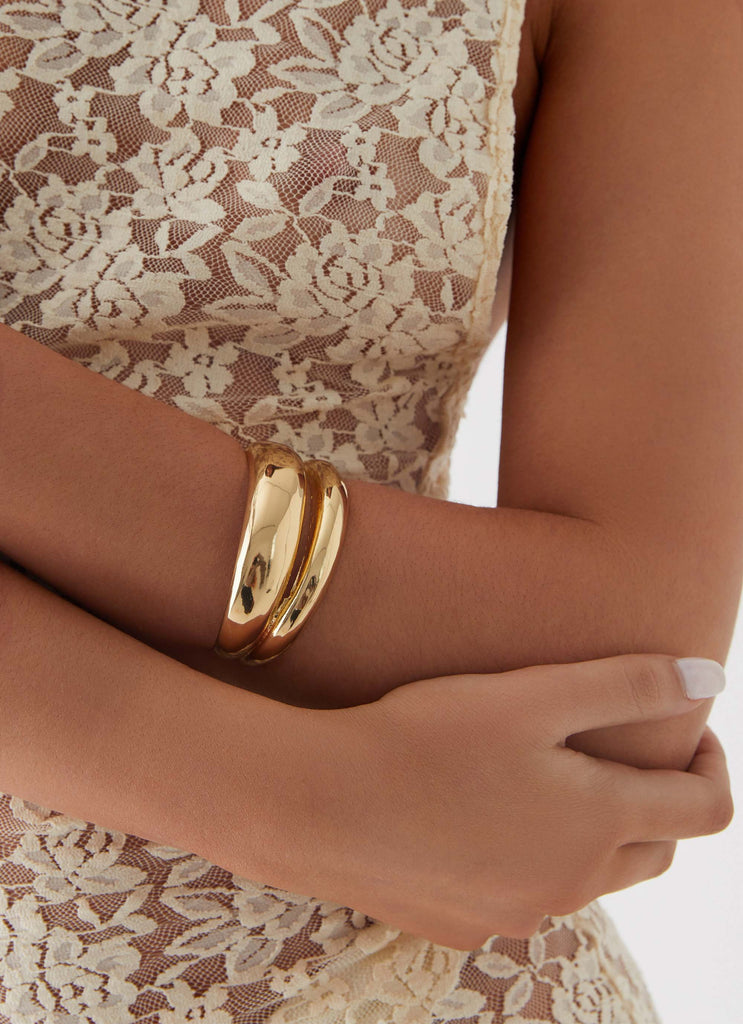 Kirstin Chunky Bracelet - Gold