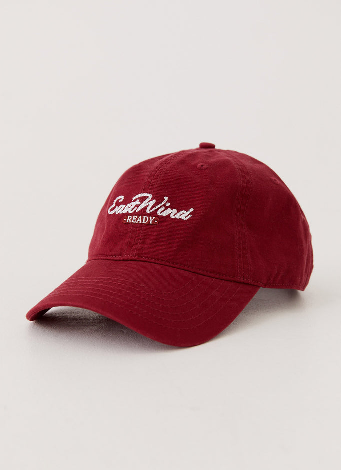 Rosehip Baseball Cap - Dark Red