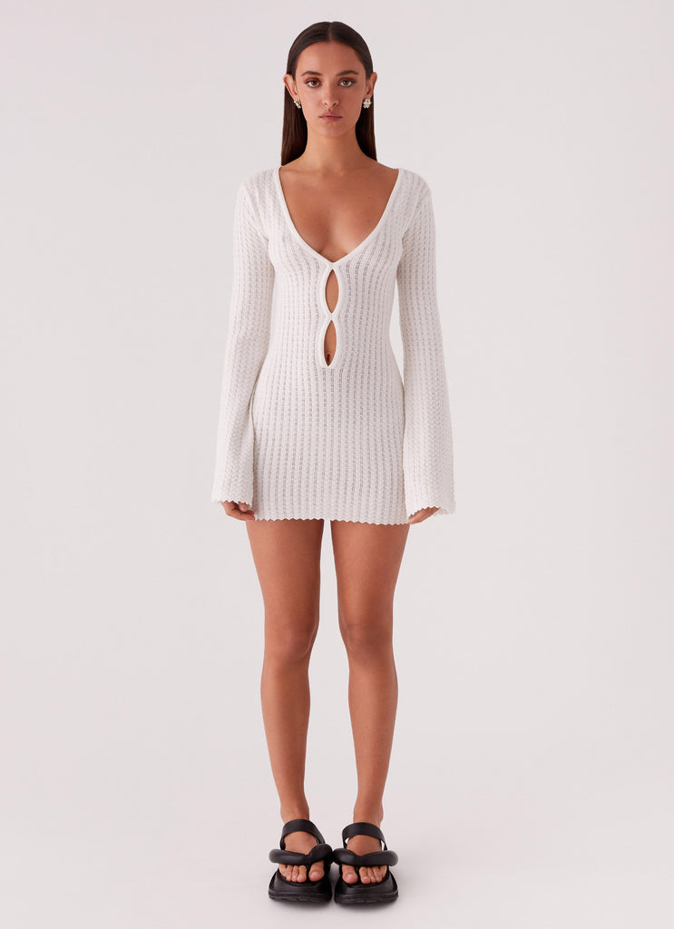 Lavelle Knit Mini Dress - Ivory