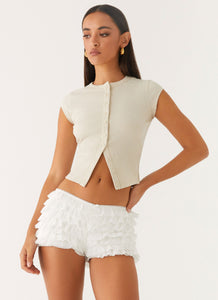 Pixie Bloomer Shorts - White