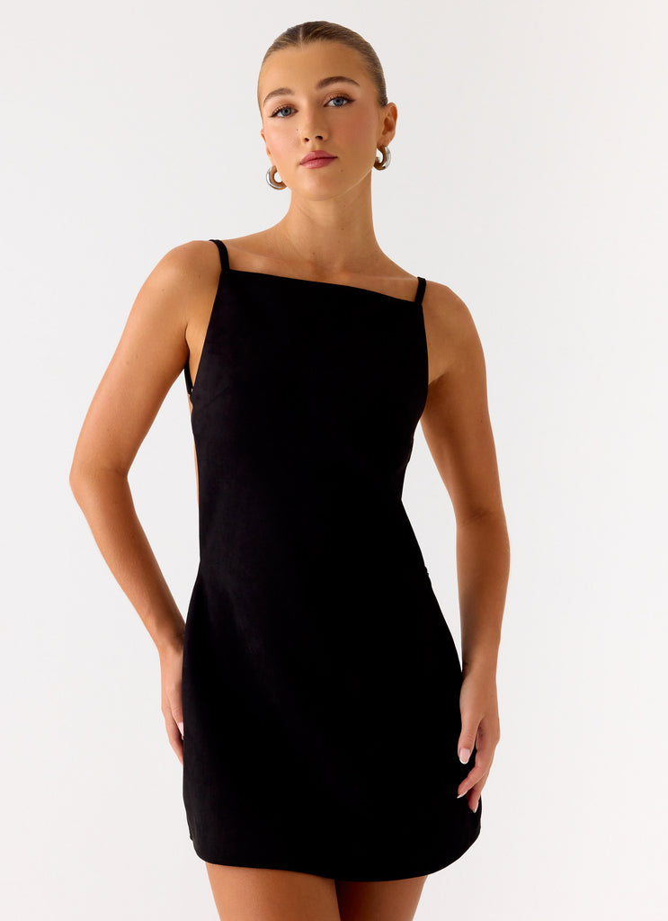 Play With Fire Mini Dress - Black