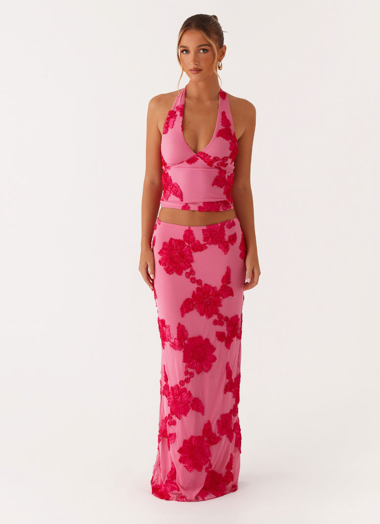 Radiate Maxi Skirt - Pink