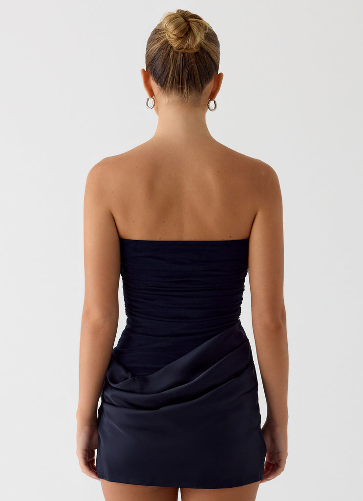 Reach Me Mini Dress - Navy
