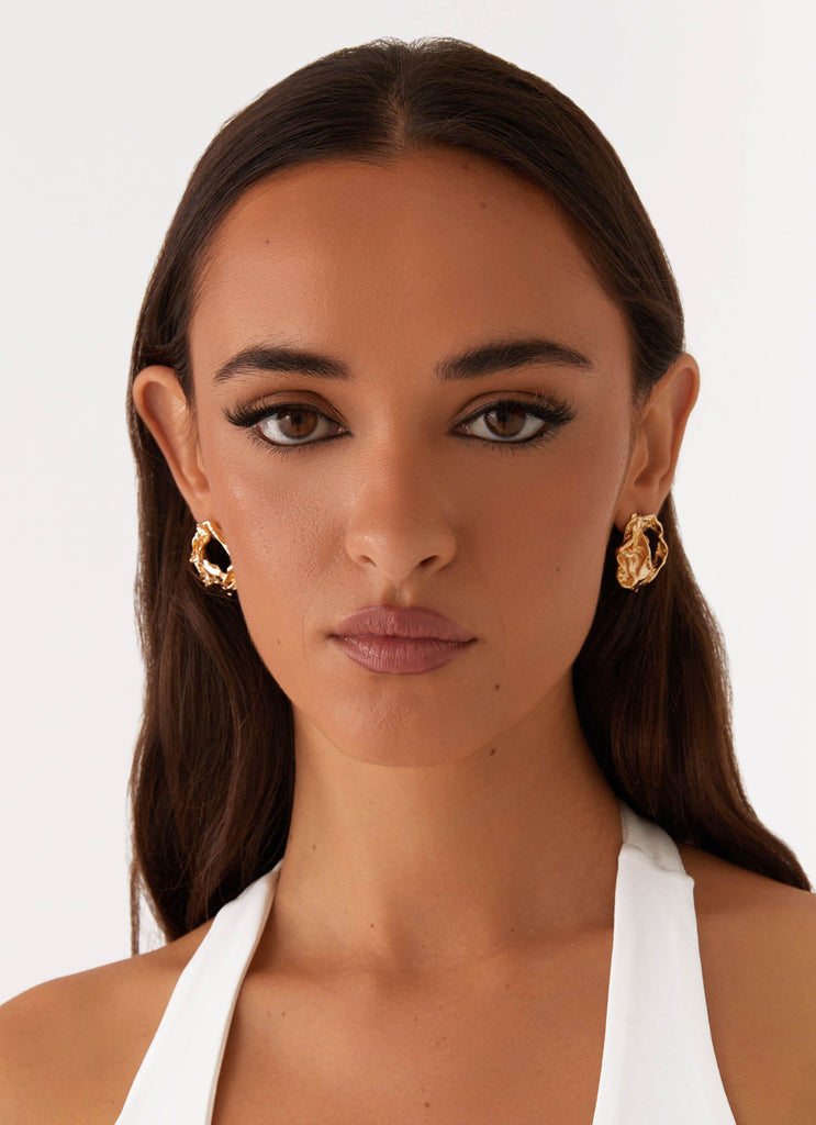 Reset Earrings - Gold