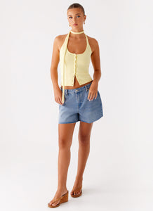 Roland Denim Shorts Blue 6 Peppermayo
