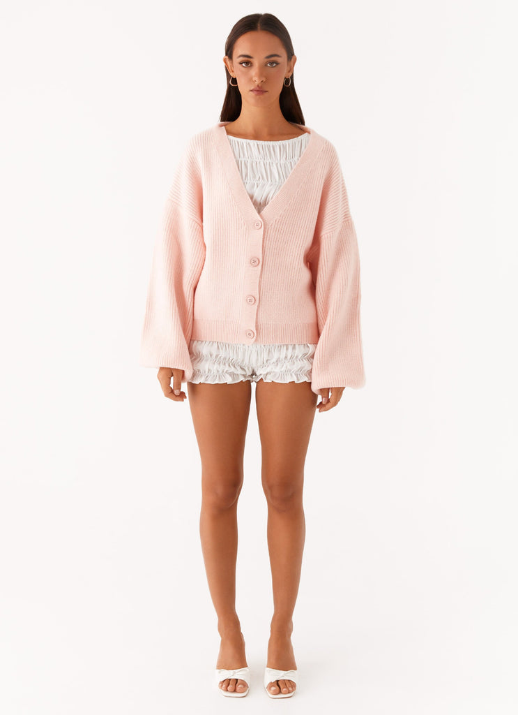 Sheila Knit Cardigan - Blush