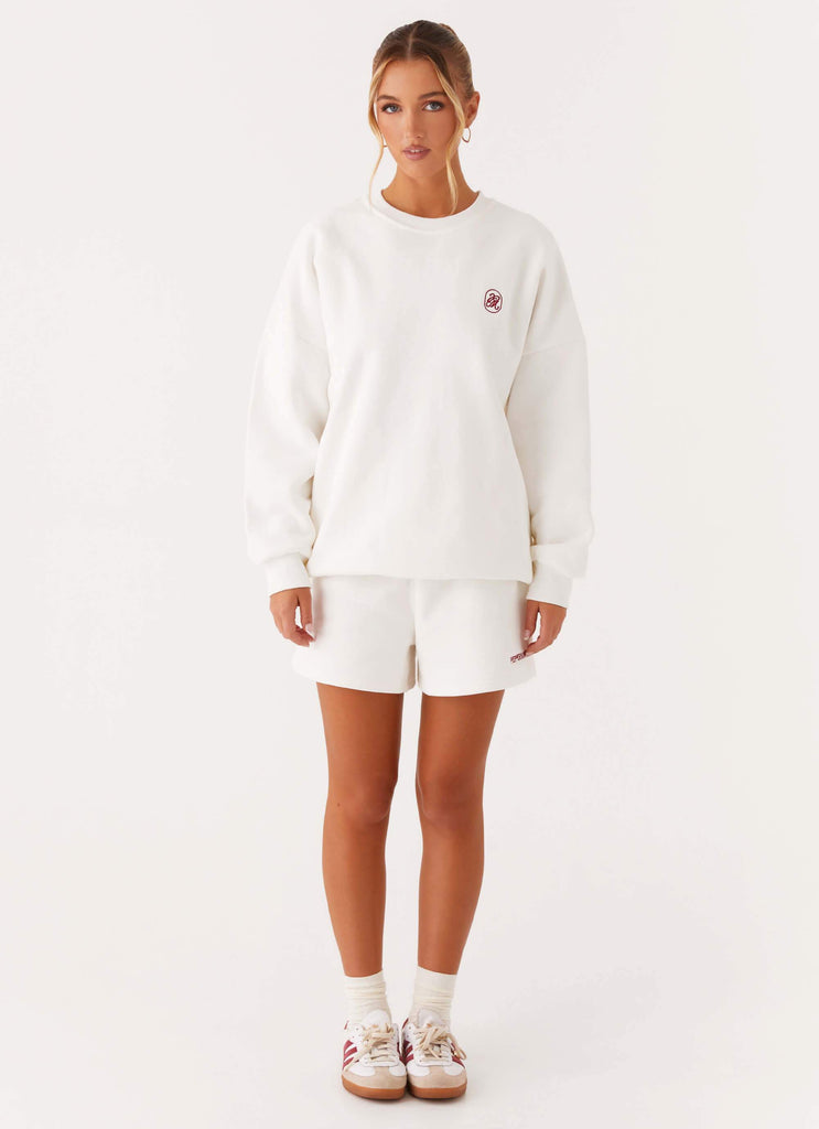 Signature Oversized Sweatshirt - Ivory