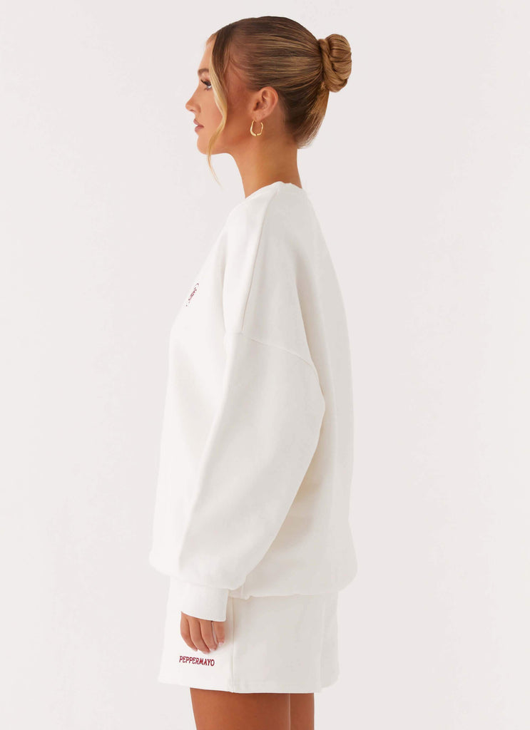 Signature Oversized Sweatshirt - Ivory