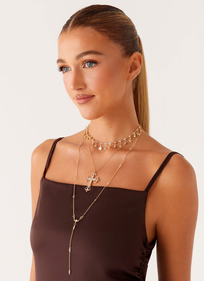 Sinner Multi Necklace - Gold