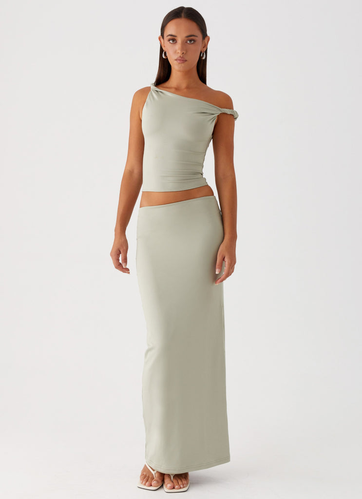 Solace Soul Maxi Skirt - Sage