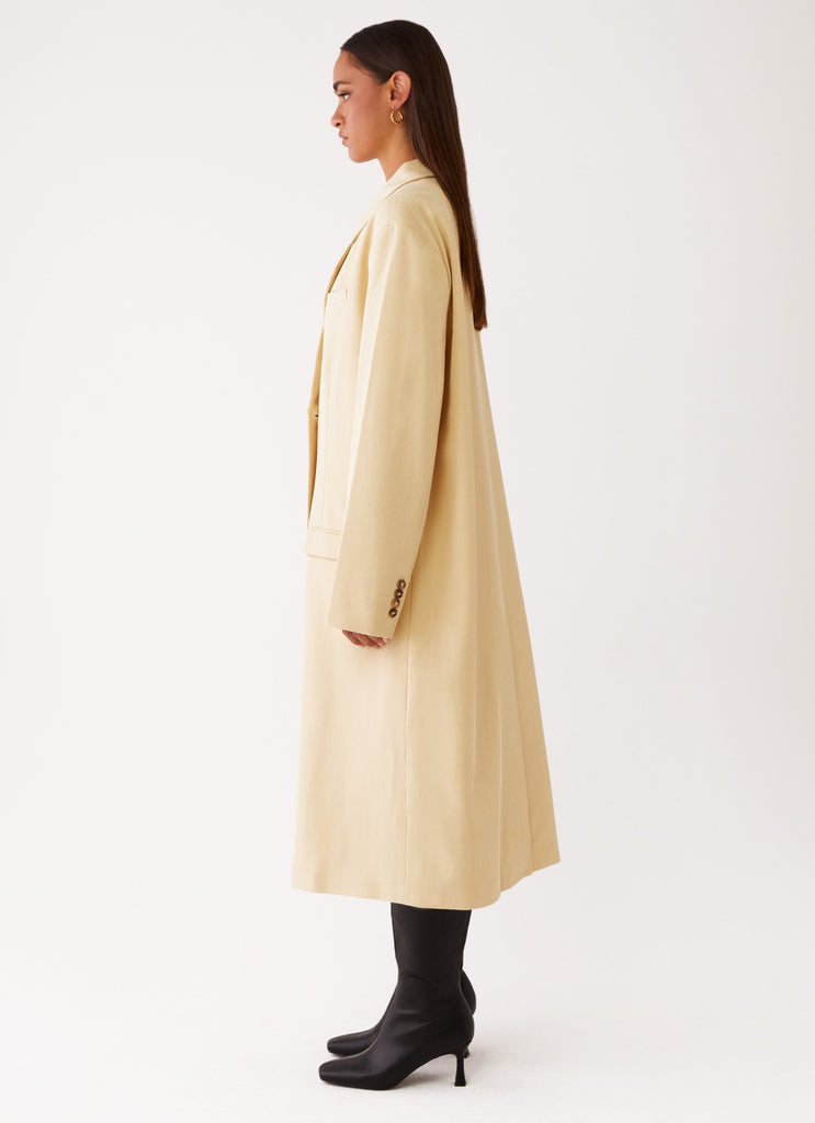 Stockholm Oversized Coat - Butter