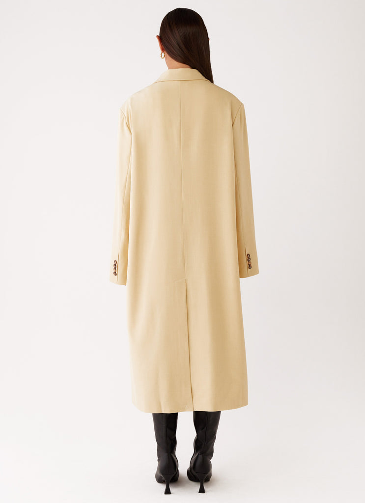 Stockholm Oversized Coat - Butter