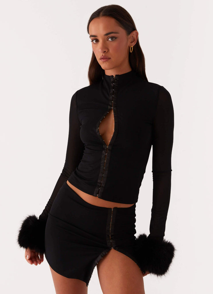 Tayanna Mini Skirt - Black