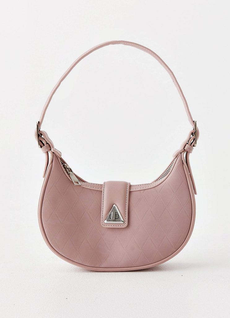 Womens Tiana Bag in the colour Pink in front of a light grey background