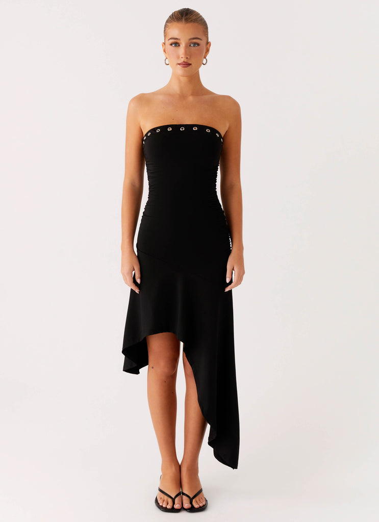 Unapologetic Midi Dress - Black