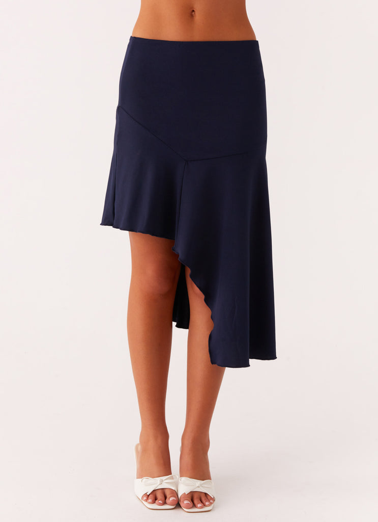 Viola Midi Skirt - Navy