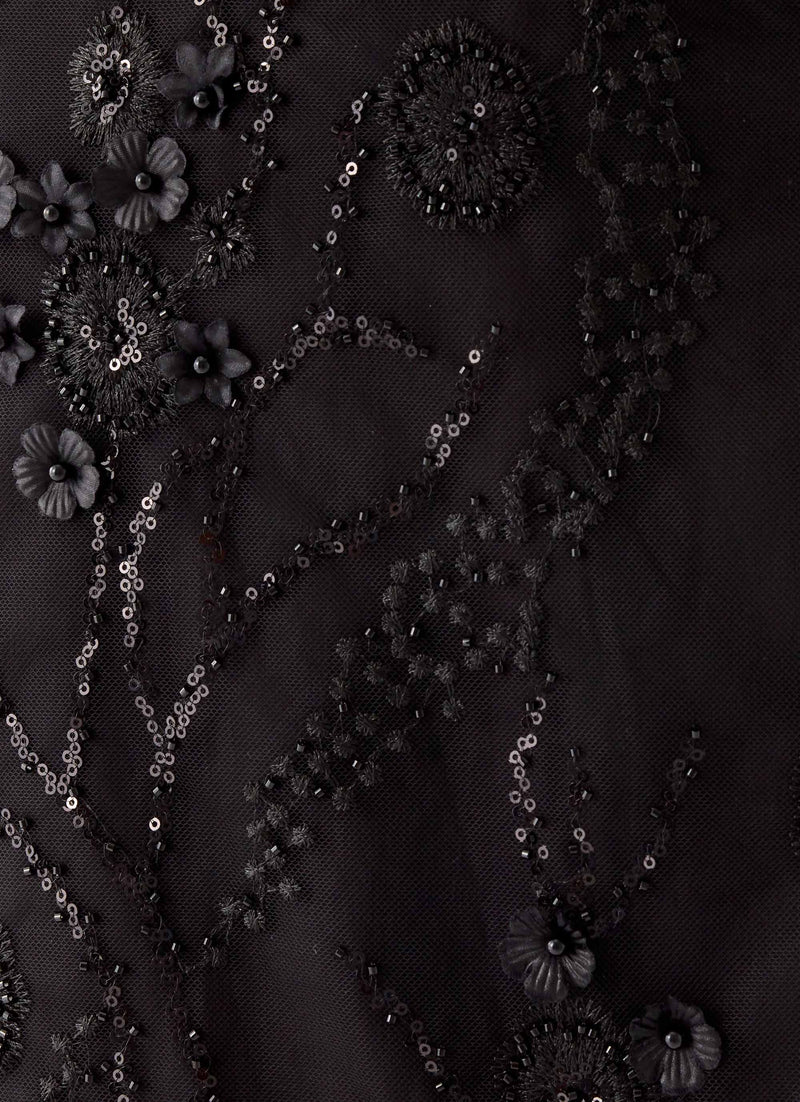 Wear My Kiss Mini Dress - Black