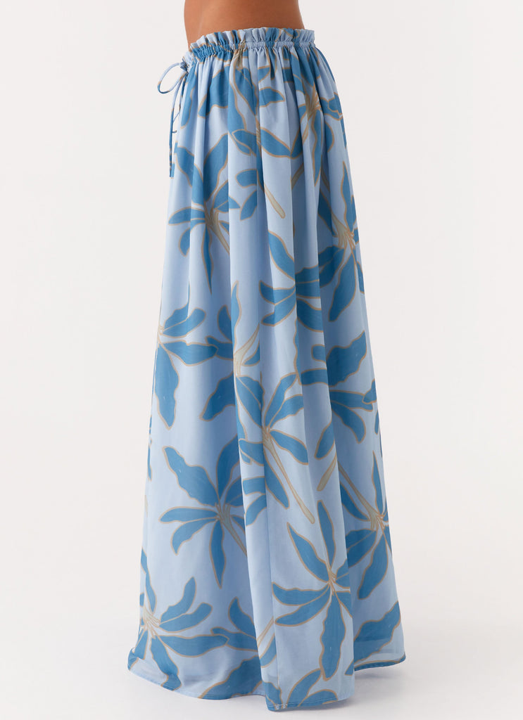 Zaya Maxi Skirt - Opulent Blue