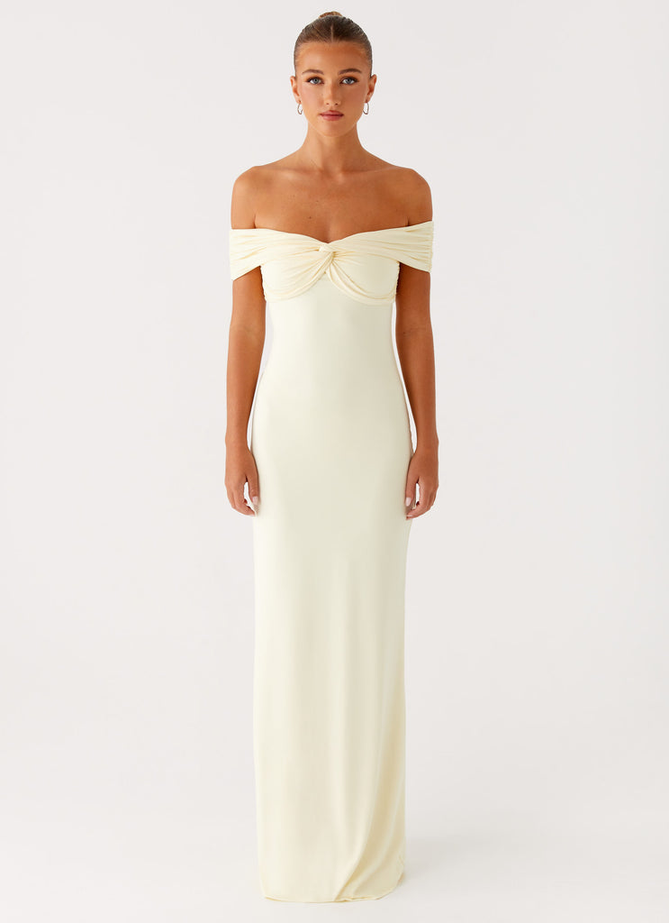 Countless Maxi Dress Yellow 1 Peppermayo
