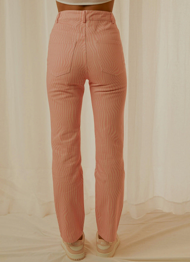 Electric Avenue Pants - Pink Wave - Peppermayo