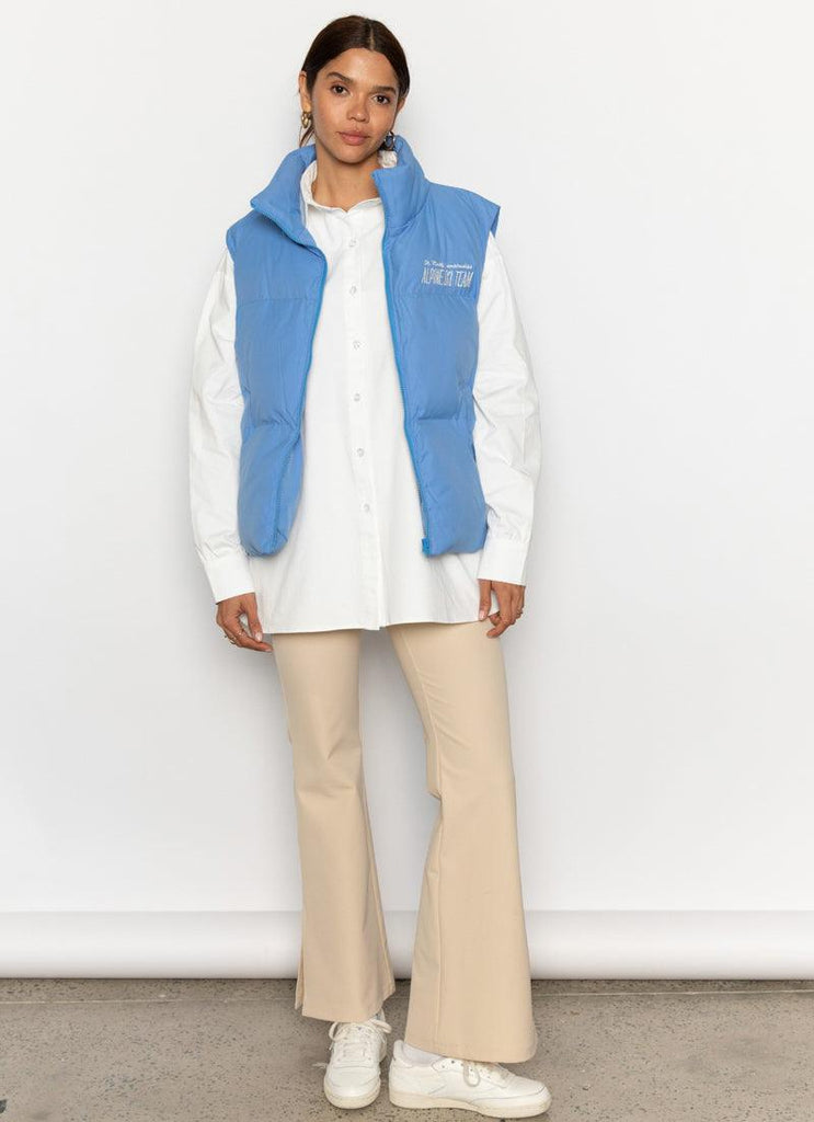 Cold and Cool Puffer Vest - Azure - Peppermayo
