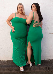 Heading West Maxi Dress - Jade Green - Peppermayo