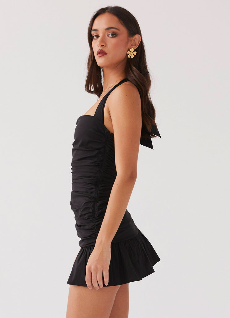 Alone With You Mini Dress - Black