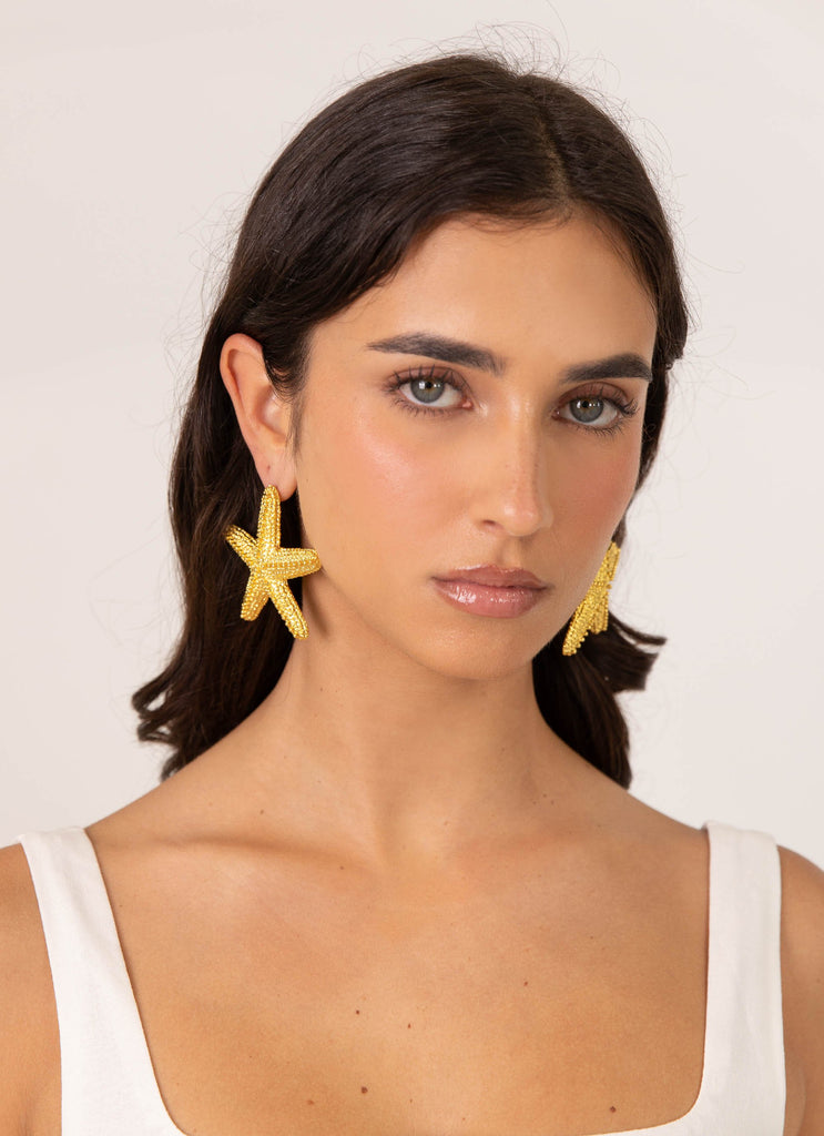 Geneve Starfish Earring - Gold